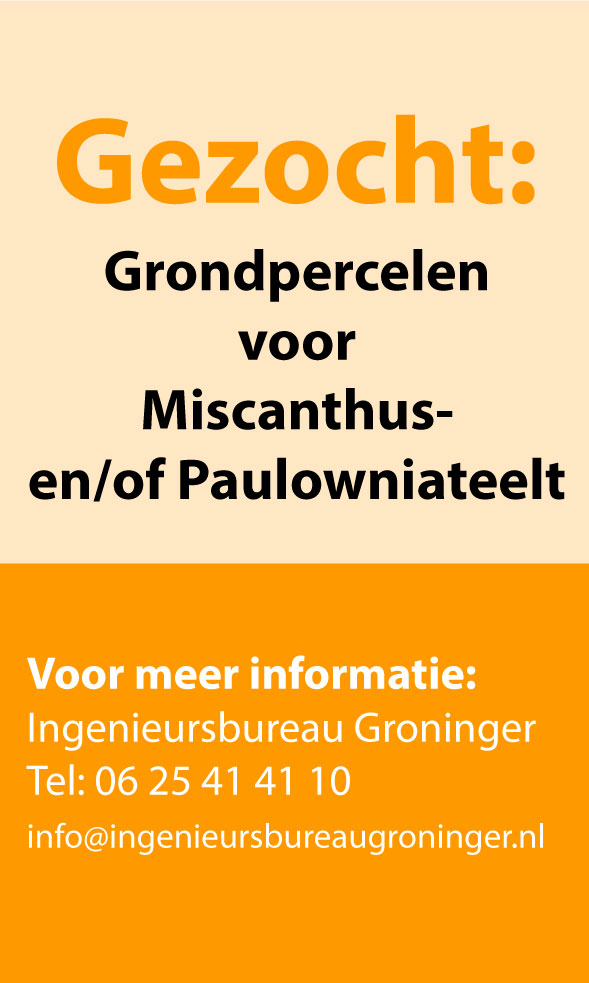 gezocht miscanthus-paulowniapercelen